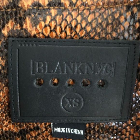 BLANK NYC animal print fringe moto jacket - Picture 10 of 15